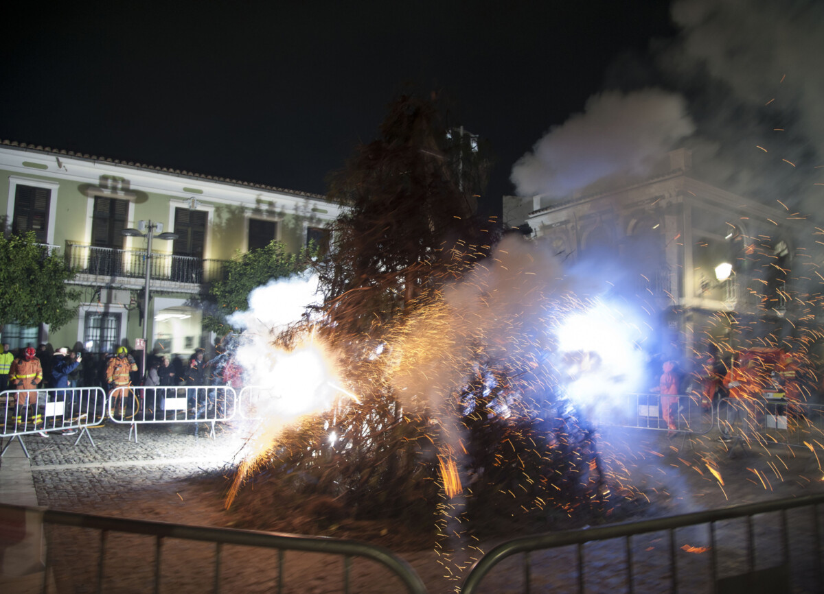 Hoguera de Sant Antoni en Paterna
